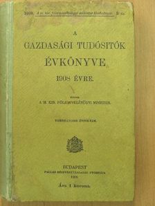 A gazdasági tudósítók évkönyve 1908 évre [antikvár]