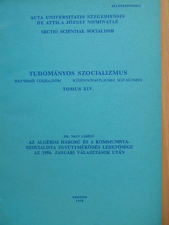 Dr. Belényi Gyula - Tudományos szocializmus [antikvár]