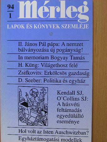 Balogh V. Sz. - Mérleg 1994/1. [antikvár]