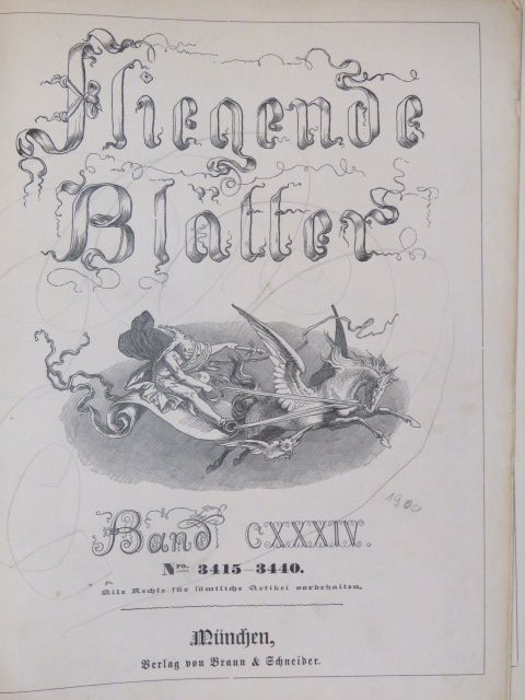 Albert Roderich - Fliegende Blätter 1909/3415-3440. szám/3415-3419., 3421-3439.számok melléklete (gótbetűs) (fél évfolyam) [antikvár]