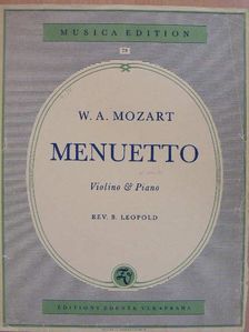 W. A. Mozart - Menuetto [antikvár]