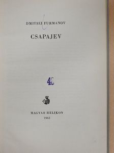 Dmitrij Furmanov - Csapajev [antikvár]