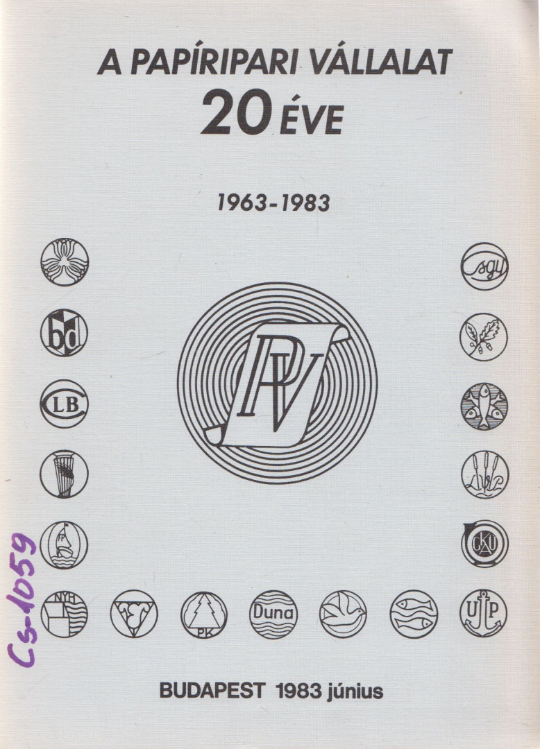 Mares Valéria - A Papíripari Vállalat 20 éve [antikvár]