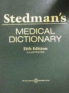 Stedman's Medical Dictionary [antikvár]