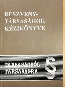 Baumgartner Ferenc - Részvénytársaságok kézikönyve [antikvár]
