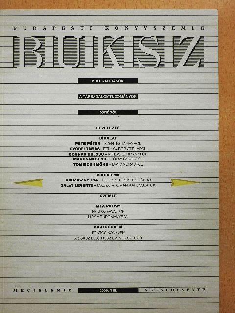 Adamik Mária - Buksz 2009. tél [antikvár]