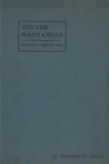 Simonyi Zsigmond - Helyes magyarság [antikvár]