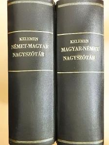 Kelemen Béla - Német-magyar és magyar-német nagyszótár I-II. [antikvár]
