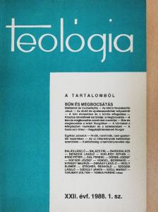 Balázs Pál - Teológia 1988/1. [antikvár]