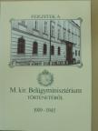Botos János - Fejezetek a M. kir. Belügyminisztérium történetéből 1919-1945 [antikvár]