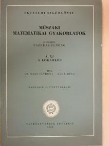 Dr. Nagy Sándor - Műszaki matematikai gyakorlatok A. X. [antikvár]