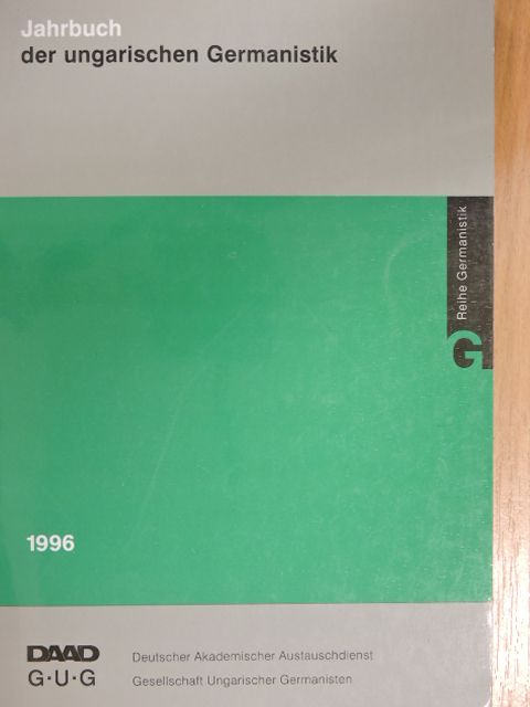 Ferenc Szász - Jahrbuch der ungarischen Germanistik 1996 [antikvár]