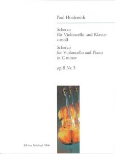 HINDEMITH - SCHERZO FÜR VIOLONCELLO UND KLAVIER c-MOLL OP.8 NR.3