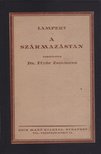 Kurt Lampert - A származástan [antikvár]