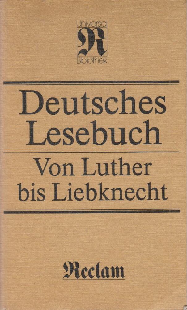 Hermlin, Stephan - Deutsches Lesebuch [antikvár]
