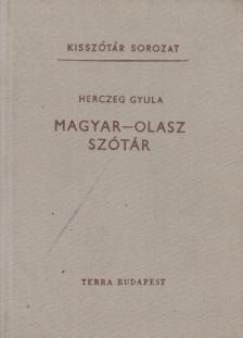 HERCZEG GYULA - Magyar-olasz szótár [antikvár]