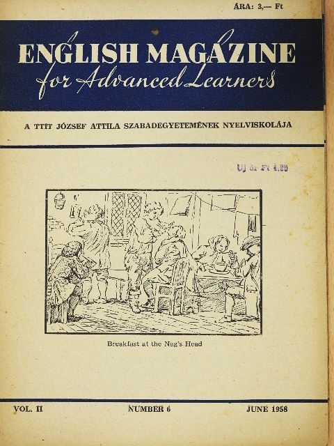 English Magazine for Advanced Learners 1958/6. [antikvár]