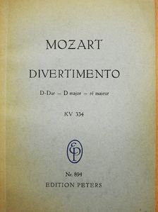 W. A. Mozart - Divertimento [antikvár]