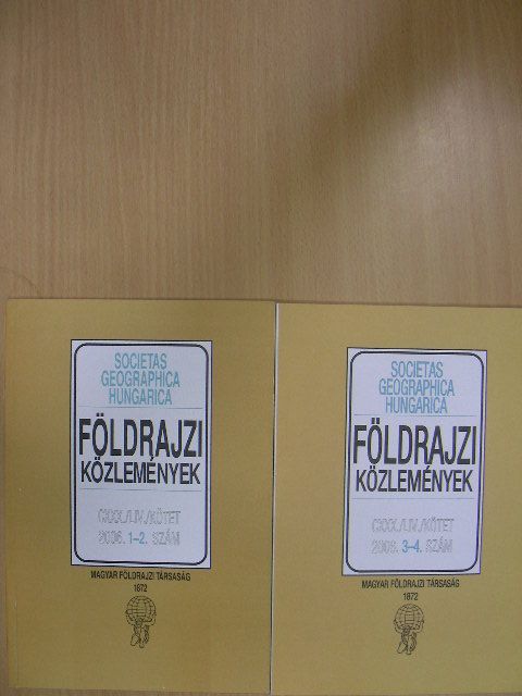 Abonyiné Palotás Jolán - Földrajzi Közlemények 2006/1-4. [antikvár]