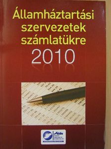 Lilliné Fecz Ildikó - Államháztartási szervezetek számlatükre 2010 [antikvár]