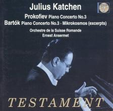 PROKOFIEV, BARTÓK - JULIUS KATCHEN PLAYSPROKOFIEV &  BARTÓK CD