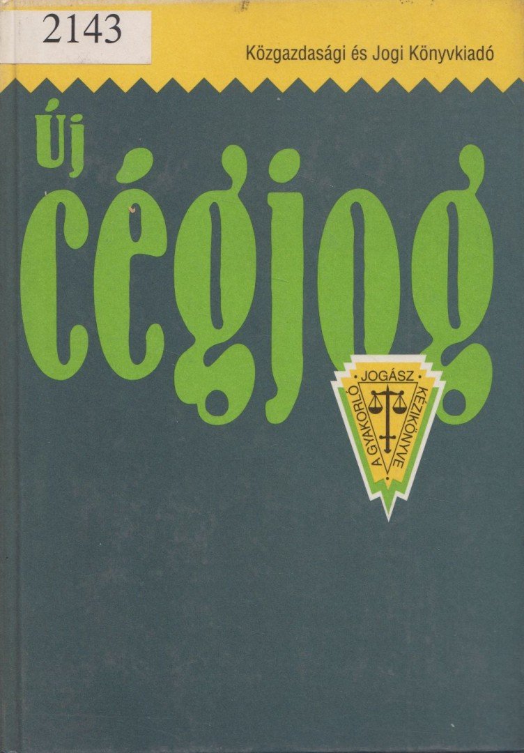 Petrik Ferenc - Új cégjog [antikvár]