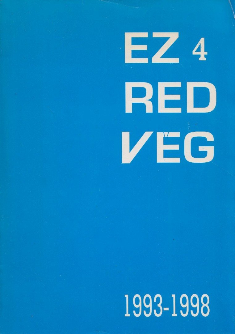 Szekernyés János - Ezredvég I.-(IV.) évfolyam, 4. szám, 1998 tél [antikvár]