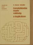 G. Havas Katalin - Gondolkodás, nyelv, valóság a logikában [antikvár]