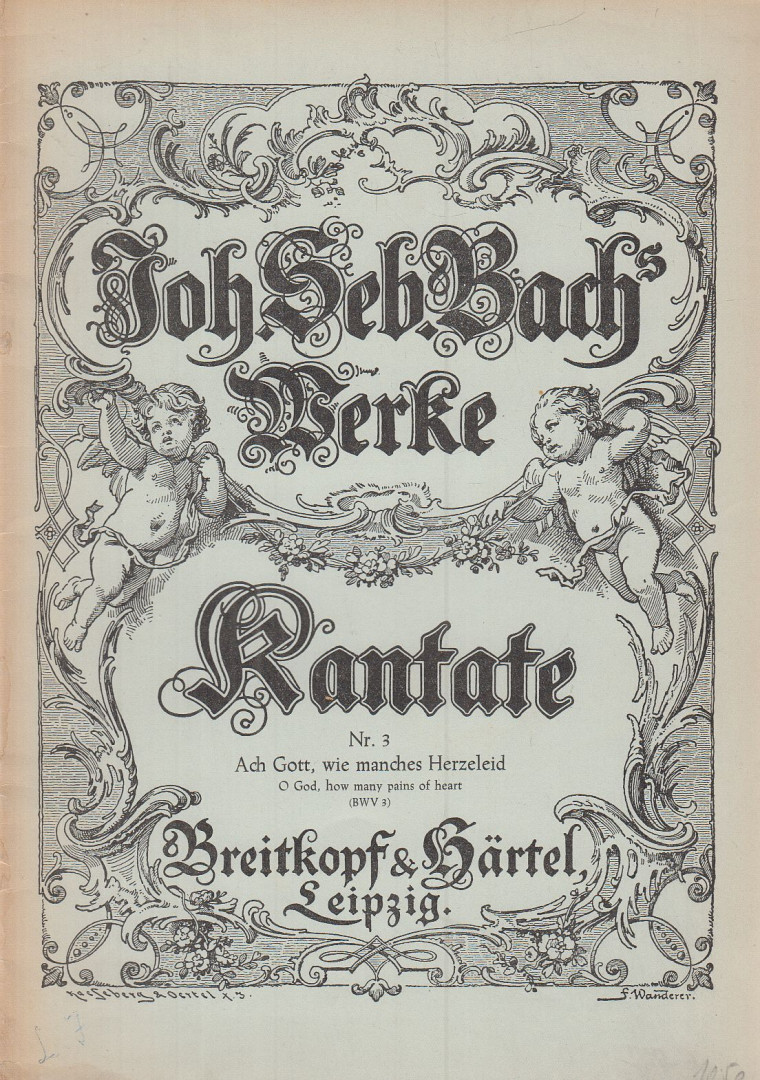 Johann Sebastian Bach - Kantate Nr. 3 [antikvár]