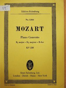 Wolfgang Amadeus Mozart - Concerto Bb major for Pianoforte and Orchestra [antikvár]