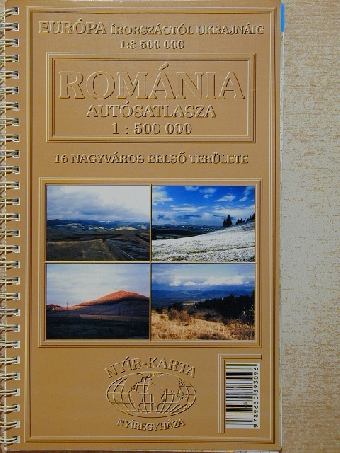 Románia autósatlasza/Európa Írországtól Ukrajnáig [antikvár]
