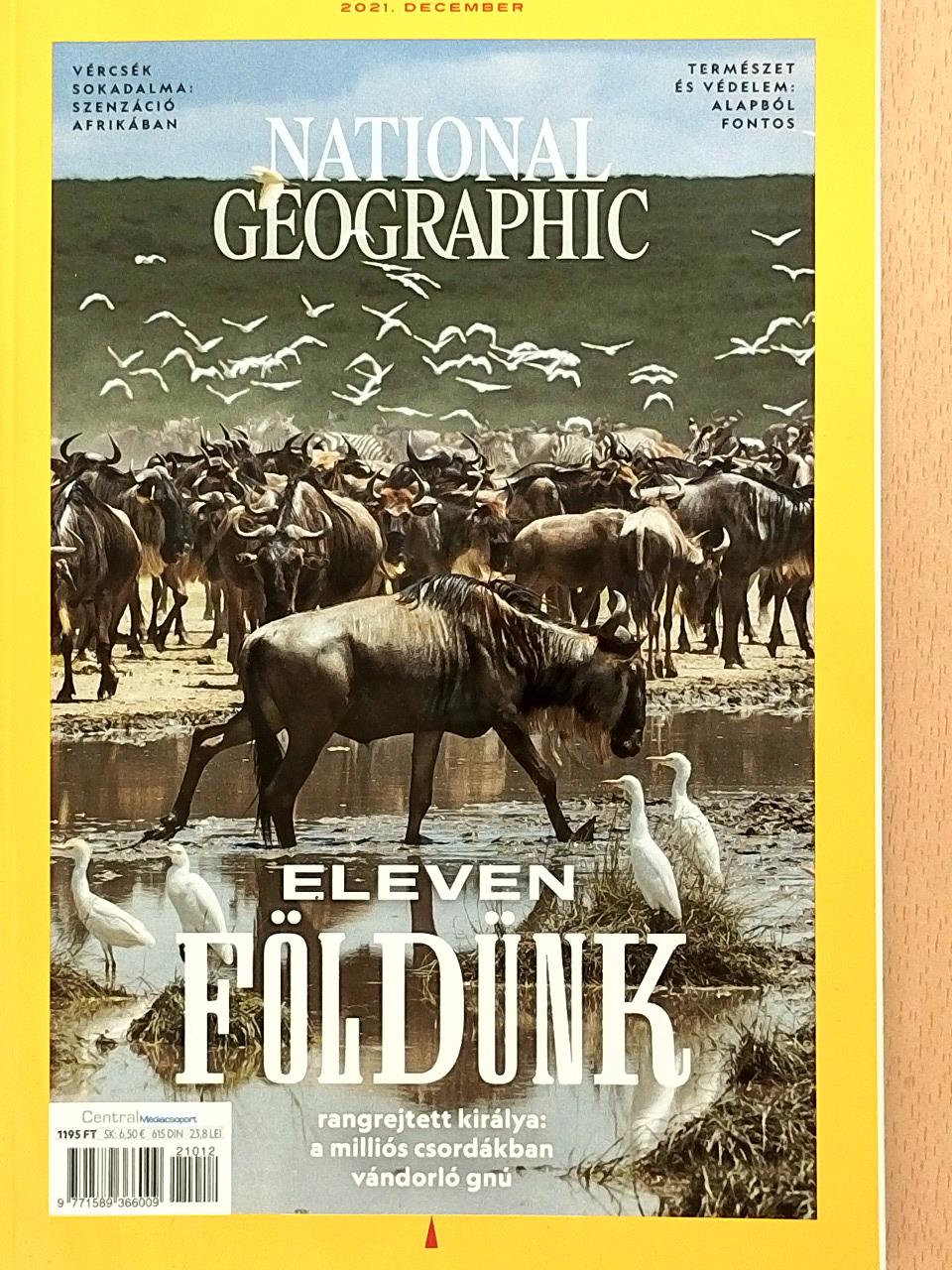 Gilicze Bálint - National Geographic Magyarország 2021. december [antikvár]