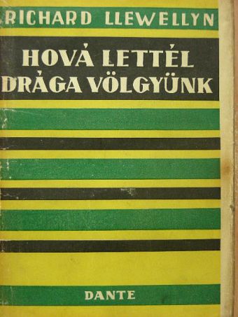 Richard Llewellyn - Hová lettél drága völgyünk? [antikvár]