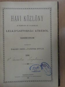 Havi közlöny az elméleti és gyakorlati lelkipásztorság köréből 1886. (nem teljes évfolyam) [antikvár]