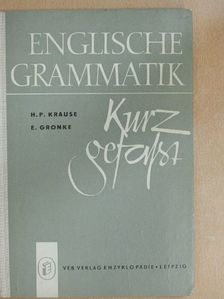 Herbert Paul Krause - Englische Grammatik - Kurzgefasst [antikvár]