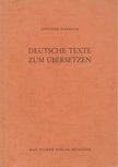 Günther Haensch - Deutsche Texte zum Übersetzen [antikvár]