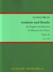 MILDE, LUDWIG - ANDANTE UND RONDO OP.25 FÜR FAGOTT UND KLAVIER (BODO KOENIGSBECK)