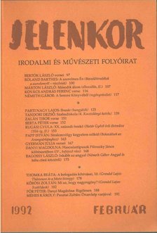 CSUHAI ISTVÁN - Jelenkor 1992. február [antikvár]