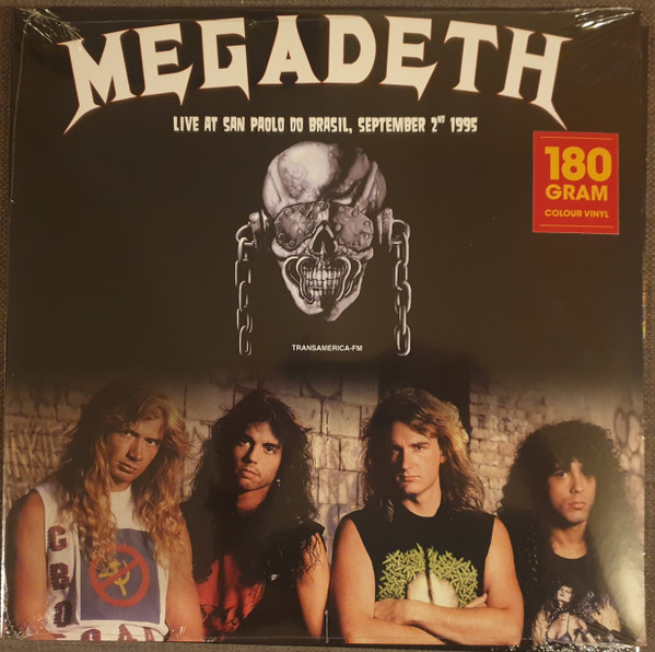 MEGADETH - LIVE AT SAN PAOLO DO BRASIL 1995 LP MEGADETH