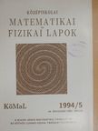 Pelikán József - Középiskolai matematikai és fizikai lapok 1994. május [antikvár]