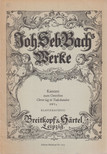 Johann Sebastian Bach, Schreck, Gustav, Martin Luther - Kantate zum Osterfest [antikvár]