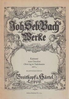 Johann Sebastian Bach, Schreck, Gustav, Martin Luther - Kantate zum Osterfest [antikvár]