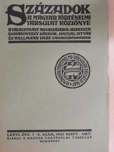 Bajza József - Századok 1942. szeptember-október [antikvár]