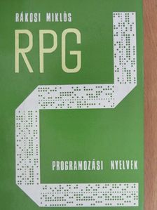 Rákosi Miklós - Az RPG programozási nyelvek [antikvár]
