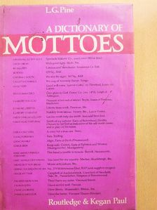 A Dictionary of Mottoes [antikvár]