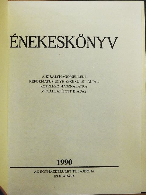 Énekeskönyv [antikvár]