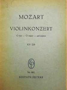 Wolfgang Amadeus Mozart - Konzert für Violine und Orchester [antikvár]