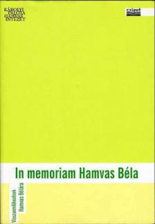 Bosnyák Sándor - In memoriam Hamvas Béla [antikvár]