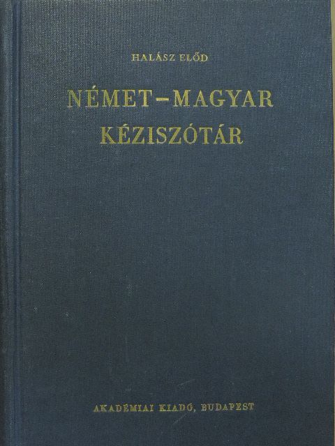 Halász Előd - Német-magyar kéziszótár [antikvár]