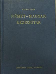 Halász Előd - Német-magyar kéziszótár [antikvár]